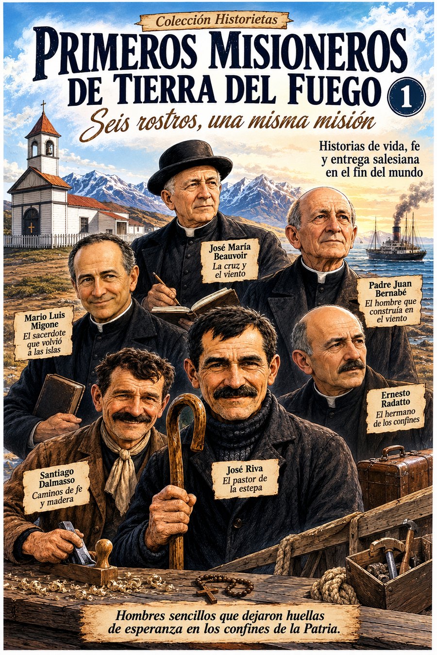 Portada de Primeros misioneros de Tierra del Fuego 1